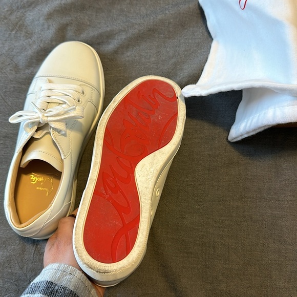 Christian Louboutin. Tennis shoes. Box and bag included. Word once. - Picture 5 of 6